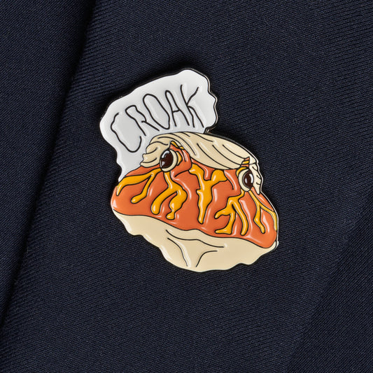 Croak | Pac-Man Frog Enamel Pin
