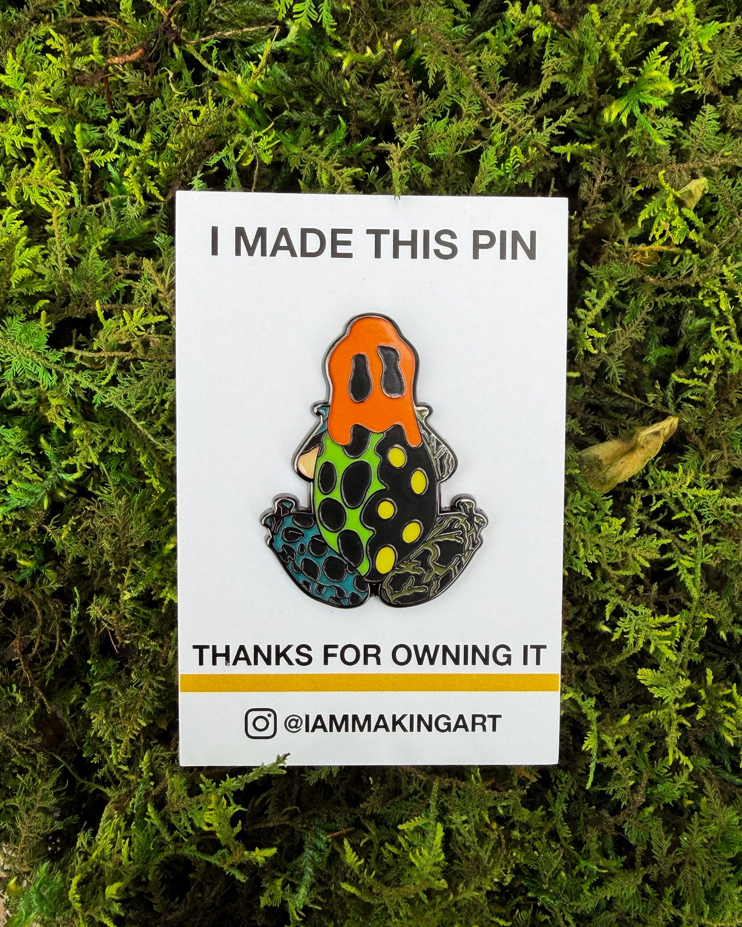 Ranitomeya Mash Up | Poison Dart Frog Enamel Pin