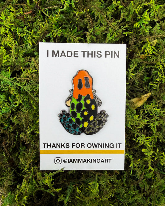 Ranitomeya Mash Up | Poison Dart Frog Enamel Pin